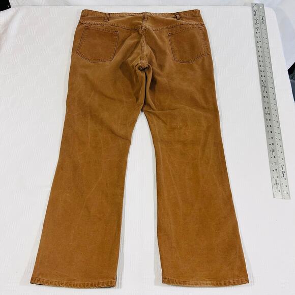 Carhartt Mens 42x32 Rivet Vintage Bootcut Duck Pants 100% Cotton Made In U.S.A. - Picture 3 of 10